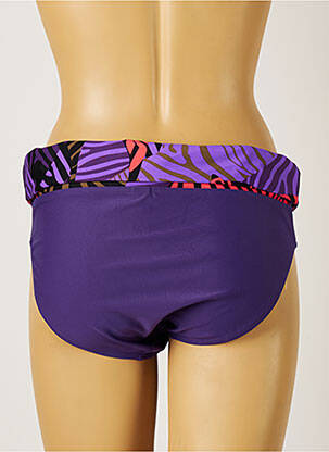 Bas de maillot de bain stretch culotte violet PANACHE femme