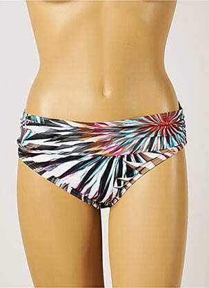 Bas de maillot de bain imprimé tie and dye culotte gris MOONTIDE femme