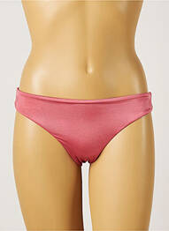 Bas de maillot de bain effet matière satinée culotte rose SEAFOLLY femme