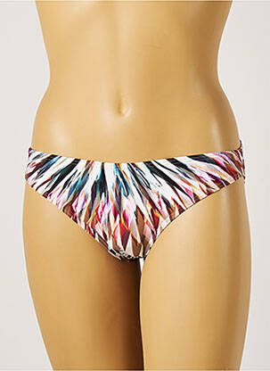 Bas de maillot de bain imprimé tie and dye culotte gris MOONTIDE femme