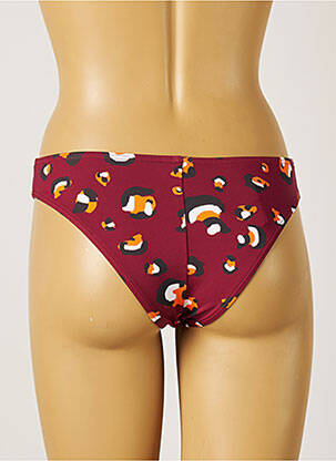 Bas de maillot de bain stretch culotte rouge PIHA femme