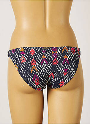 Bas de maillot de bain imprimé fantaisie culotte bleu KIWI femme