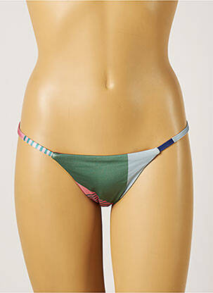 Bas de maillot de bain imprimé fantaisie culotte vert SEAFOLLY femme