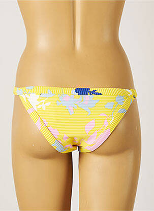 Bas de maillot de bain imprimé fleurs culotte jaune SEAFOLLY femme