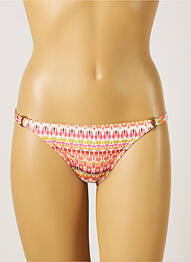 Bas de maillot de bain imprimé fantaisie culotte rose KIWI femme
