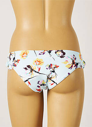 Bas de maillot de bain imprimé fleurs culotte bleu PIHA femme