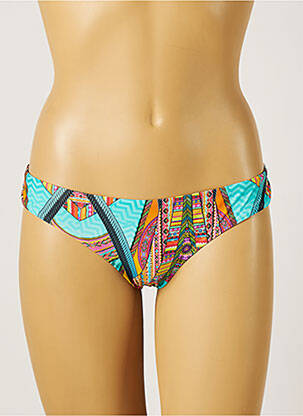 Bas de maillot de bain imprimé fantaisie culotte bleu RIO DE SOL femme