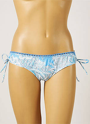 Bas de maillot de bain fermeture liens à nouer culotte bleu MOONTIDE femme