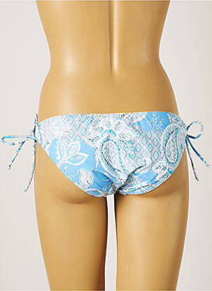 Bas de maillot de bain fermeture liens à nouer culotte bleu MOONTIDE femme