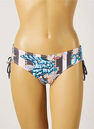 Bas de maillot de bain imprimé fantaisie culotte rose PIHA femme