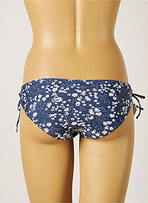 Bas de maillot de bain imprimé fleurs culotte bleu PROTEST femme