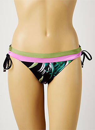 Bas de maillot de bain imprimé tie and dye culotte noir SEAFOLLY femme