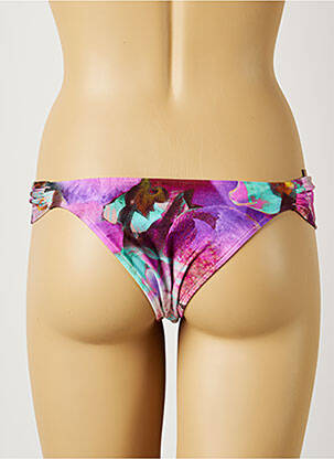 Bas de maillot de bain imprimé fleurs culotte rose RIO DE SOL femme