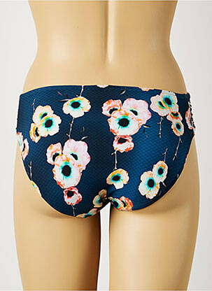 Bas de maillot de bain imprimé fleurs culotte bleu SEAFOLLY femme