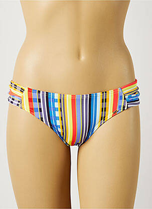 Bas de maillot de bain stretch culotte bleu PIHA femme