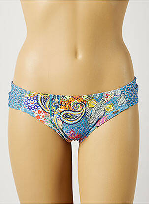 Bas de maillot de bain stretch culotte bleu PIHA femme