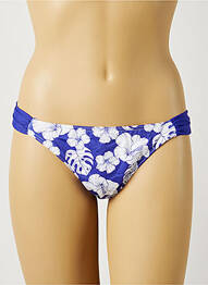 Bas de maillot de bain imprimé tie and dye culotte bleu KIWI femme