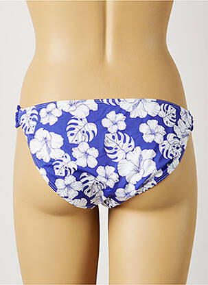 Bas de maillot de bain imprimé tie and dye culotte bleu KIWI femme
