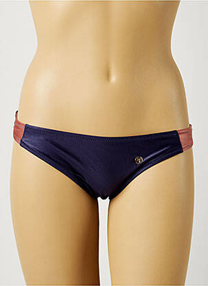 Bas de maillot de bain stretch culotte bleu BORABORA femme