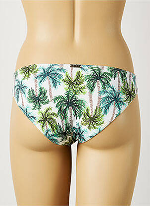 Bas de maillot de bain imprimé tie and dye culotte vert KIWI femme
