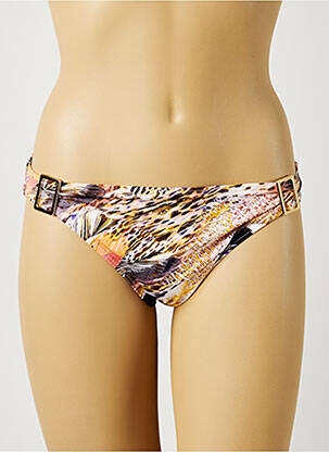 Bas de maillot de bain stretch culotte jaune MOONTIDE femme