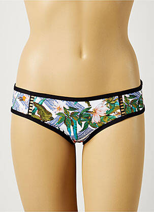 Bas de maillot de bain shorty shorty blanc MOONTIDE femme