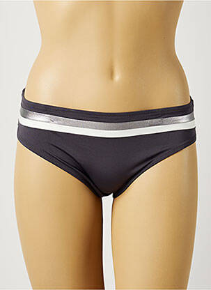 Bas de maillot de bain stretch culotte gris TESSY femme