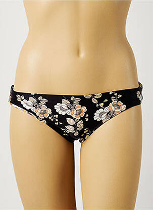 Bas de maillot de bain imprimé fleurs culotte noir SEAFOLLY femme