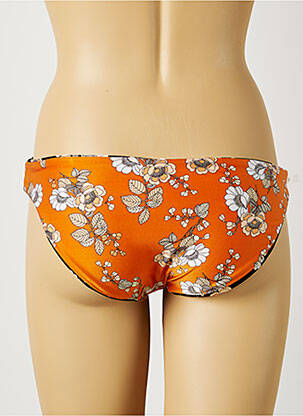 Bas de maillot de bain imprimé fleurs culotte noir SEAFOLLY femme