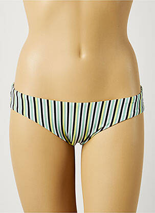 Bas de maillot de bain stretch culotte vert PIHA femme