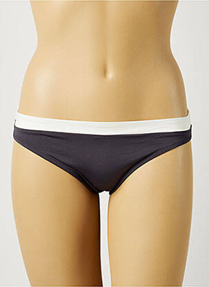 Bas de maillot de bain imprimé rayures culotte gris TESSY femme