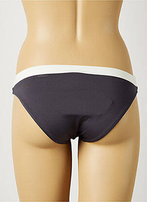 Bas de maillot de bain imprimé rayures culotte gris TESSY femme