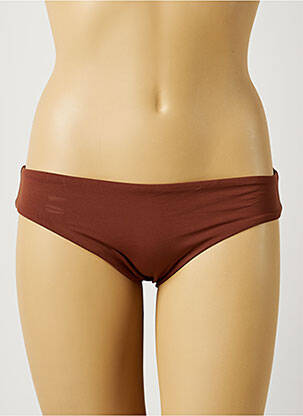 Bas de maillot de bain stretch culotte marron SEAFOLLY femme