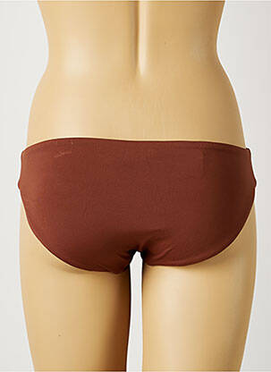 Bas de maillot de bain stretch culotte marron SEAFOLLY femme