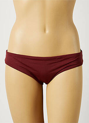Bas de maillot de bain stretch culotte marron SEAFOLLY femme