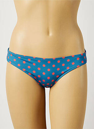 Bas de maillot de bain stretch culotte bleu KIWI femme