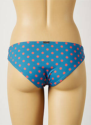 Bas de maillot de bain stretch culotte bleu KIWI femme