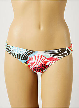 Bas de maillot de bain imprimé tie and dye culotte rose PIHA femme