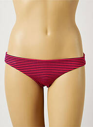 Bas de maillot de bain imprimé rayures culotte rose SEAFOLLY femme
