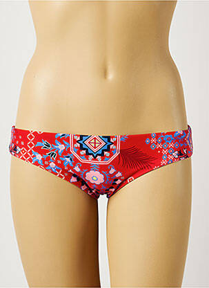 Bas de maillot de bain imprimé fantaisie culotte rouge SEAFOLLY femme
