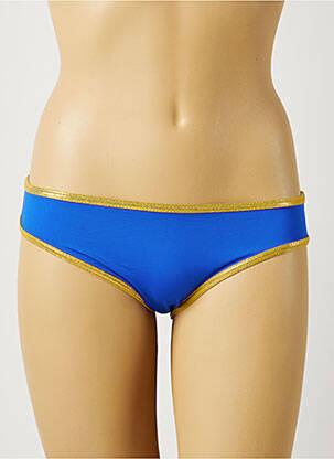 Bas de maillot de bain stretch culotte bleu PRINCESS K femme