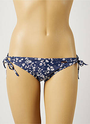 Bas de maillot de bain imprimé fleurs bikini bleu PROTEST femme