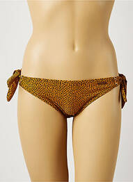 Bas de maillot de bain fermeture liens à nouer bikini marron PROTEST femme