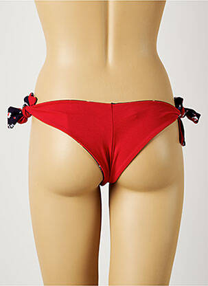 Bas de maillot de bain imprimé fleurs culotte bleu YSABEL MORA femme