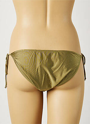 Bas de maillot de bain fermeture liens à nouer bikini vert SUN PROJECT femme