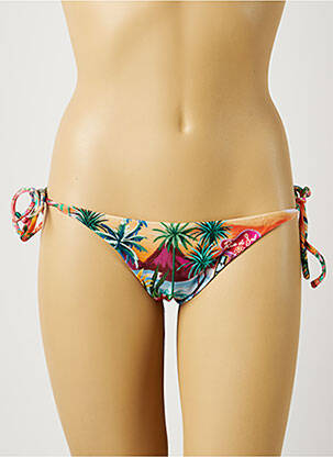 Bas de maillot de bain réversible bikini orange RIO DE SOL femme