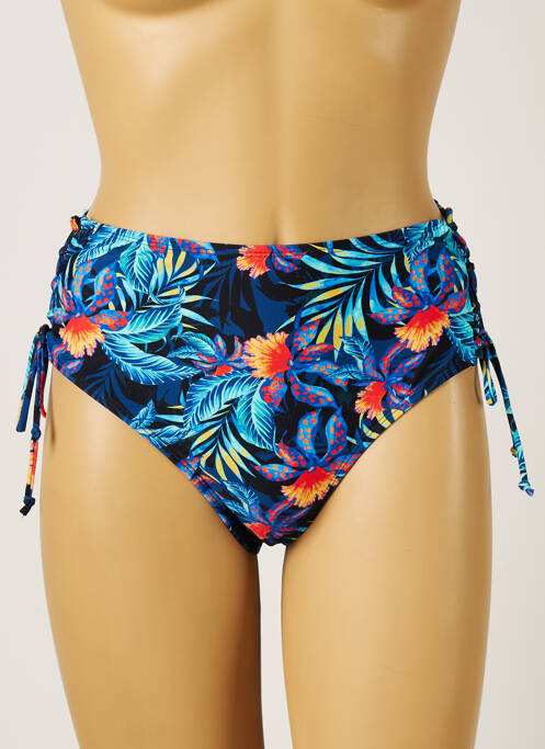 Bas de maillot de bain imprimé tie and dye culotte bleu SUN PROJECT femme
