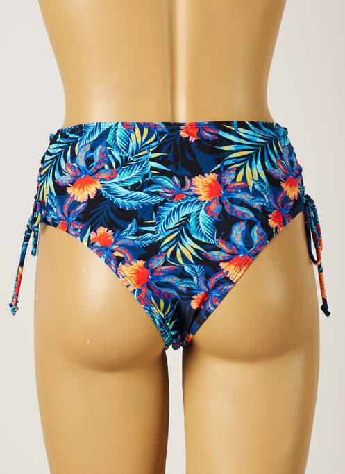 Bas de maillot de bain imprimé tie and dye culotte bleu SUN PROJECT femme