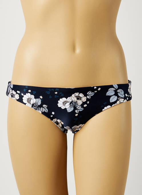 Bas de maillot de bain imprimé fleurs culotte bleu SEAFOLLY femme