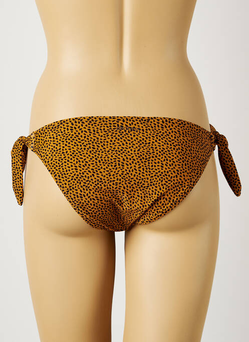 Bas de maillot de bain fermeture liens à nouer bikini marron PROTEST femme
